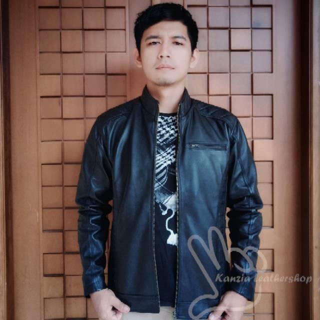 Jaket kulit asli