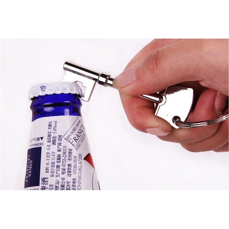 Gantungan Kunci Pembuka Botol Bir Portabel