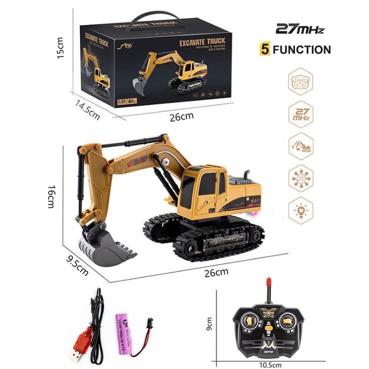 Mainan Remote Control Excavator Beko Mobil mobilan truck konstruski Forklift 2in1