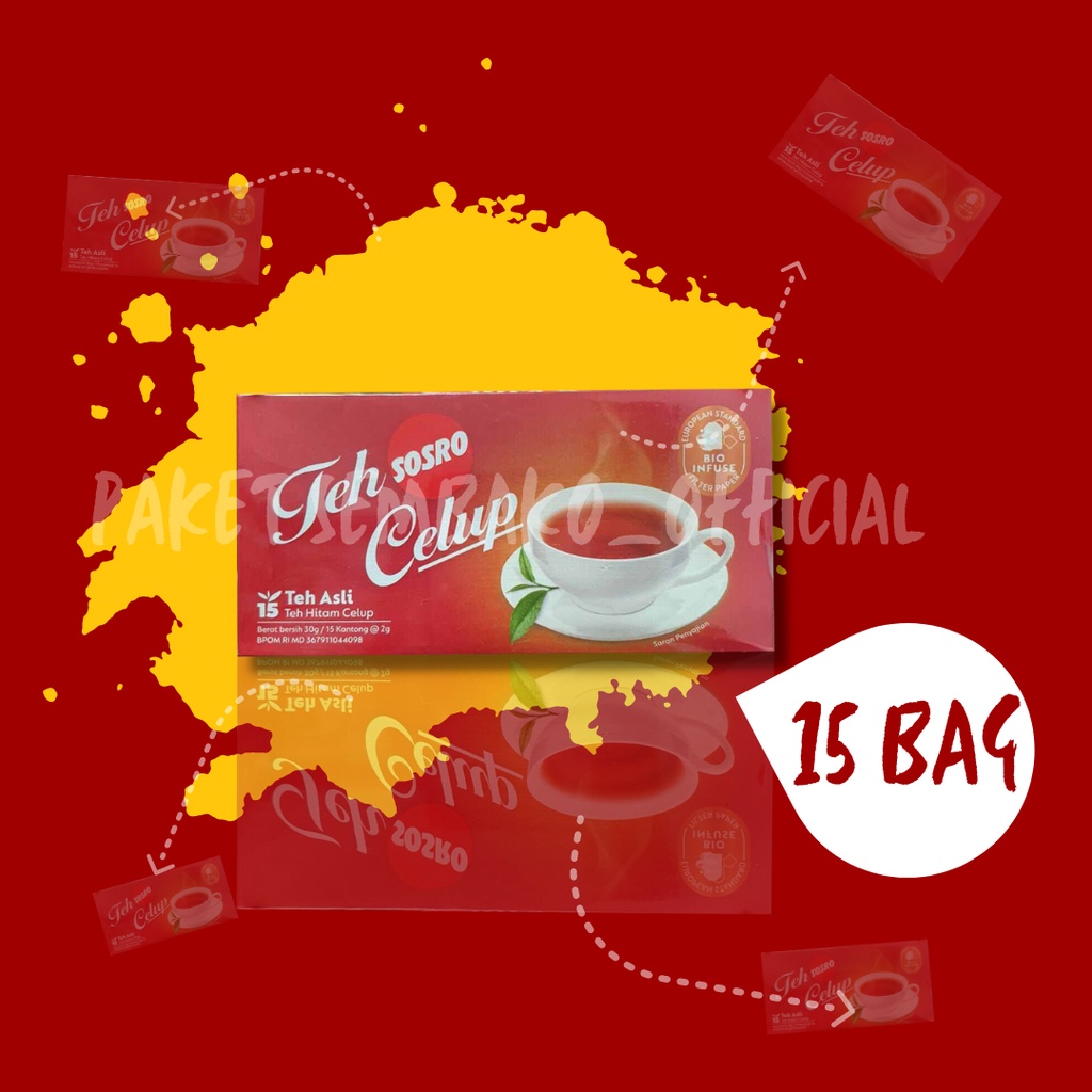 

Teh celup sosro isi 15 bag paket sembako murah paket lebaran