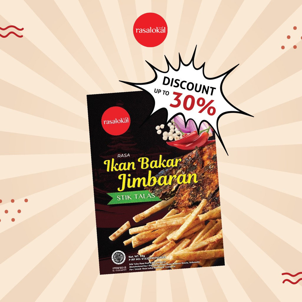 

Rasalokal Stik Talas Ikan Bakar Jimbaran DISKON UP TO 30%