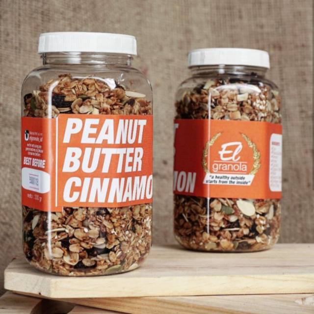 

GRANOLA PEANUT BUTTER CINNAMON (300 Gr)