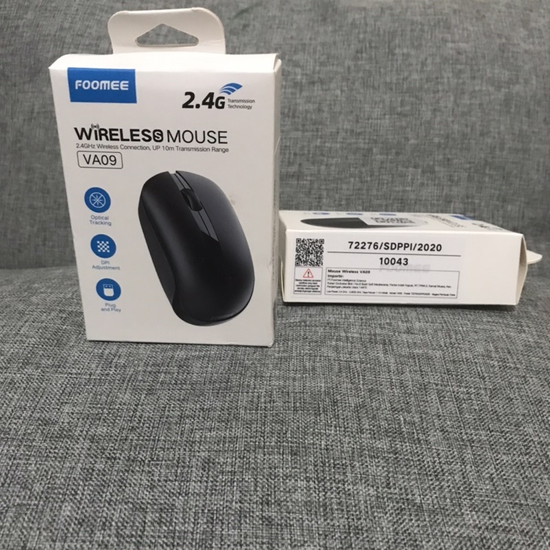 MOUSE WIRELESS TANPA KABEL HIGH RATE 2.4 GHz CONNECTION PLUG n PLAY BUKAN LOGITECH B175