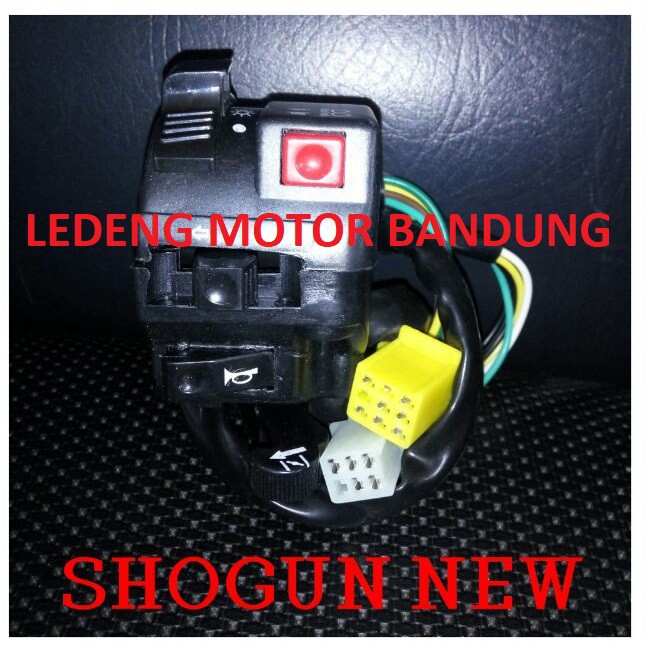 Saklar Kiri Shogun New Switch Kabel Tombol Klakson Sen Lampu Dim Choke Lokal