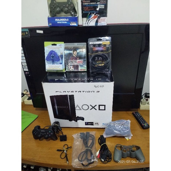 PS3 FAT SERI CECHL.HARDISK160GB.UPDATE CFW&HEN4.87.FREE GAME PAJAK AN.BEBAS MILIH