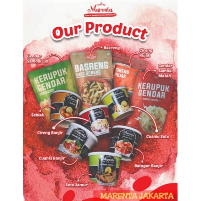 Paket 1 Dus MARENTA isi 24pcs Harga 300.000 (Untuk Reseller) All Varian