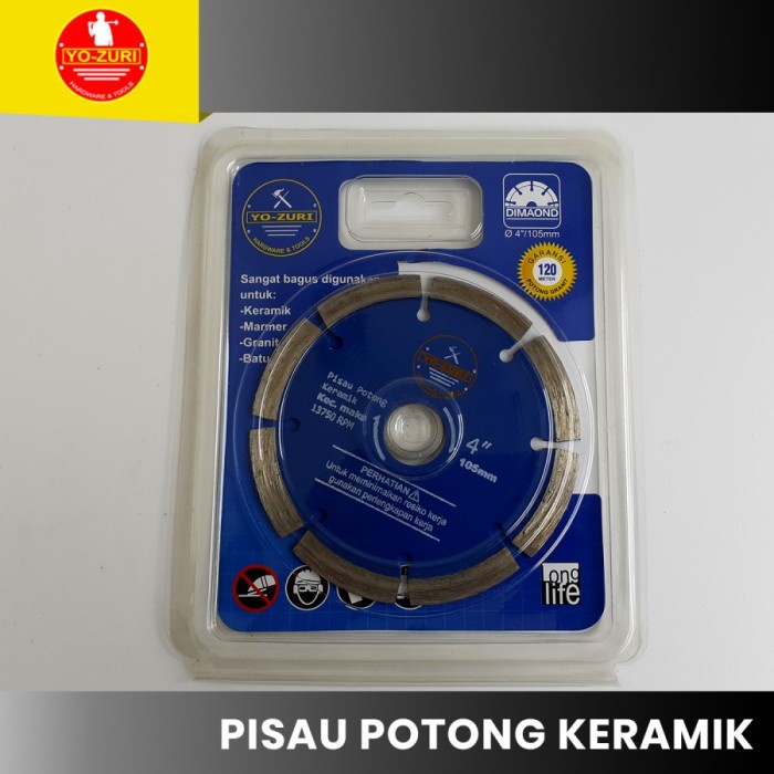 PISAU POTONG KERAMIK | PISAU POTONG GRANIT | DMW KERING YOZURI BIRU