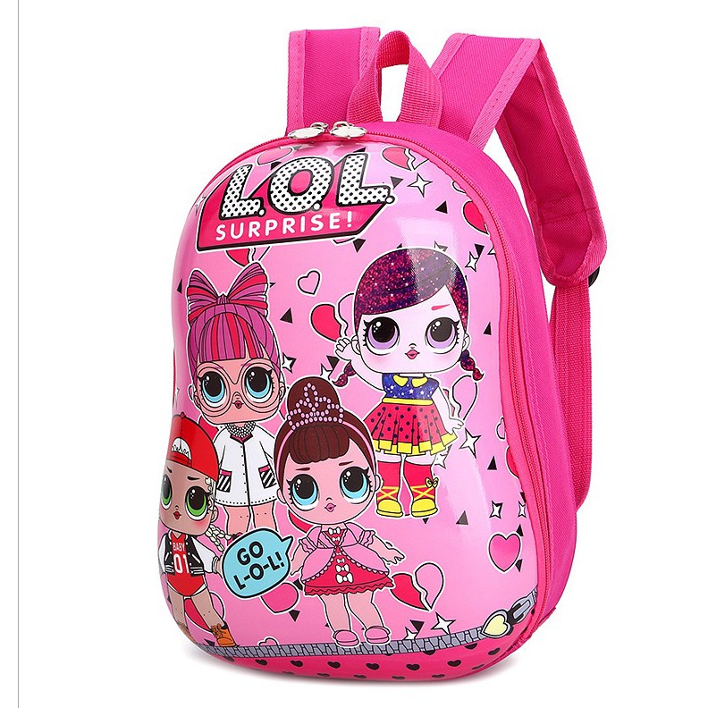 [MTOYS-COD] Tas Sekolah Anak lucu Ransel PU anti Penyok - Ransel Telur Sekolah Anak TK / PAUD - LOl M0172