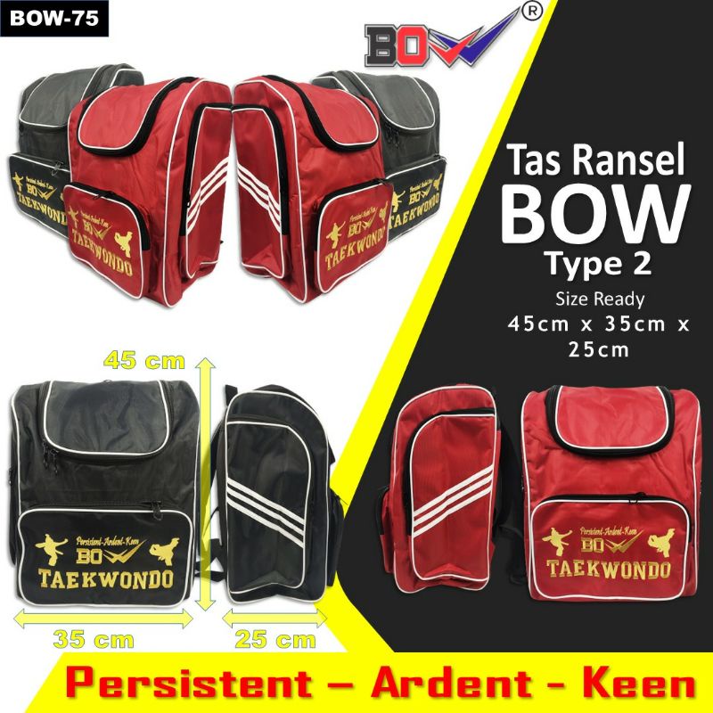 Tas Taekwondo Ransel Backpack sport olahraga training