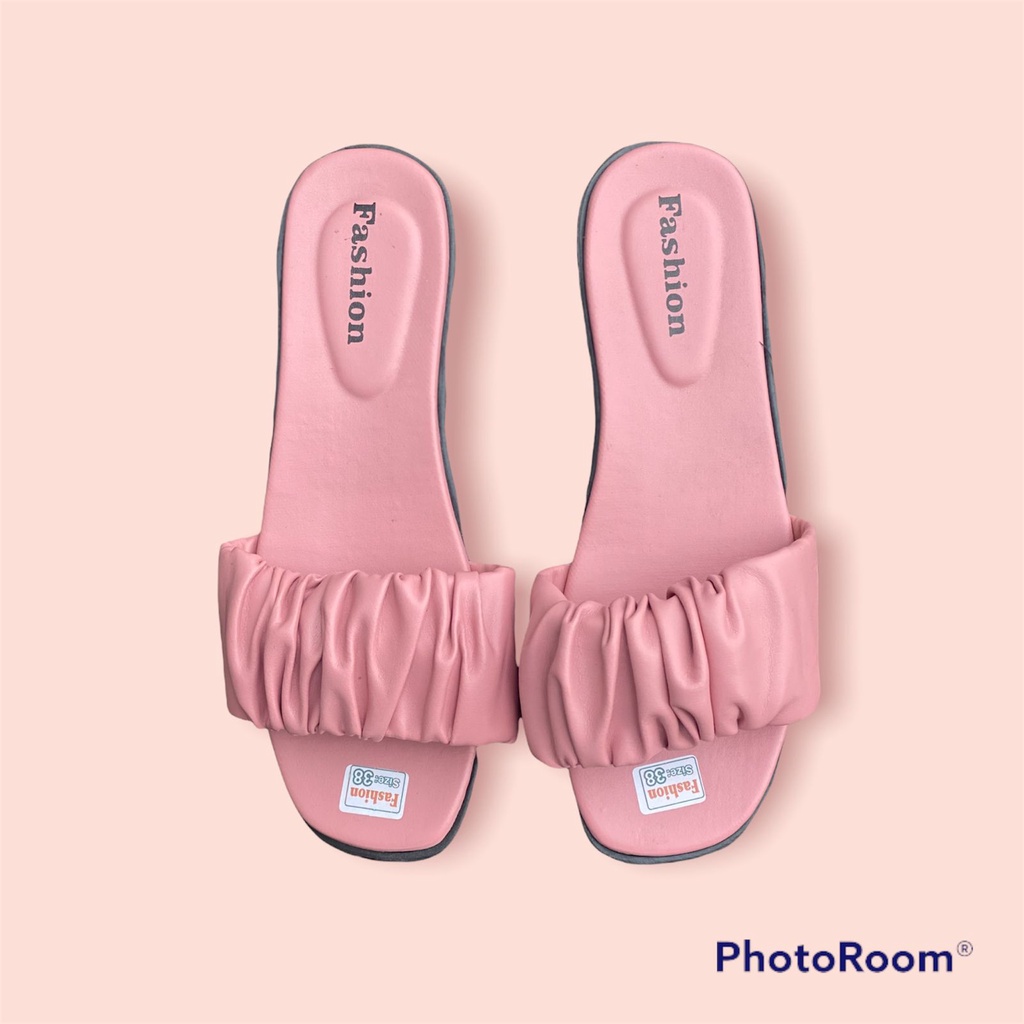 SANDAL TEPLEK WANITA FLAT SHOES KOREAN