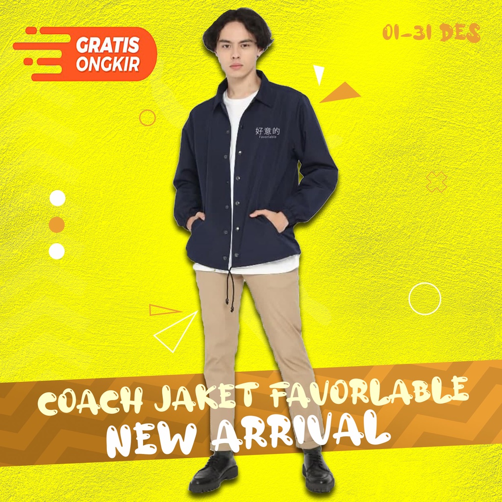 Jaket Coach jaket Daruma Best Seller import japan original murah