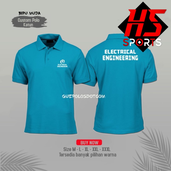 Poloshirt - Kaos Polo Electrical Engineering PLN - Polo kerah PLN