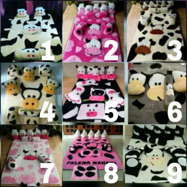 Karpet karakter Fullset Tebal Busa 10cm