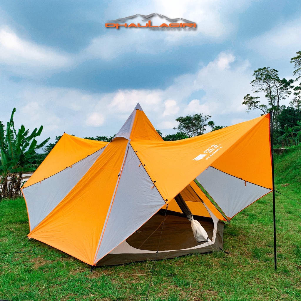 [COD] Tenda Camping Dhaulagiri Pyramid Kapasitas 6 Orang -Tenda Camping Double Layer - tenda camping kapasitas 6 orang - tenda camping dhaulagiri - tenda dhaulagiri - tenda  kemping 6 orang- tenda piramid