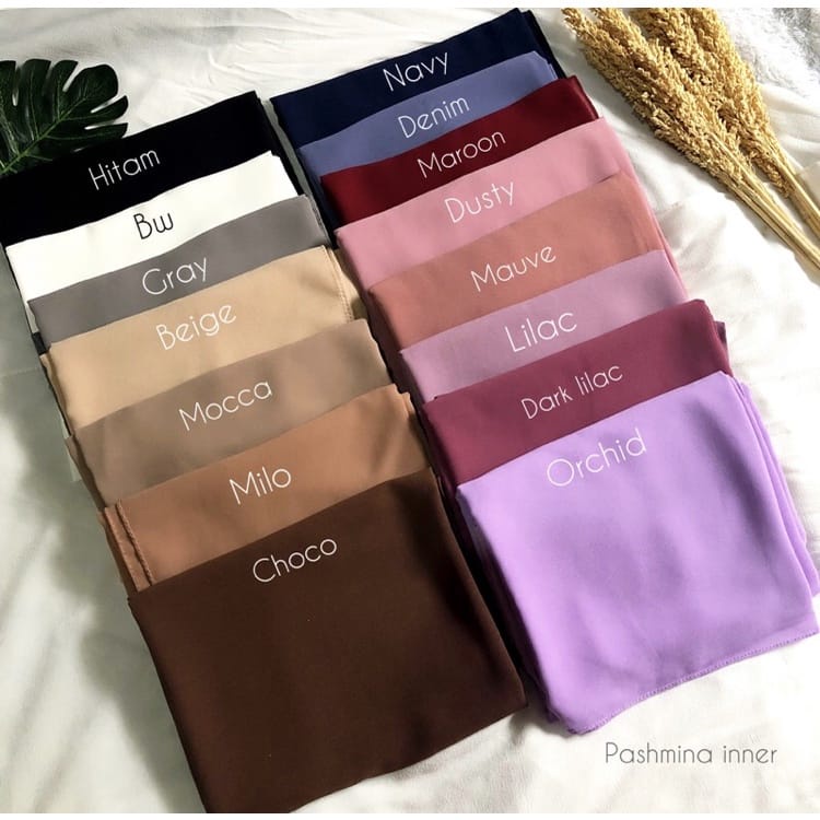 BEFAST - ZEC OOTD Wanita Pasmina ARYA / Pashmina Inner Cerutty Babydoll / Pasmina Kekinian / Pashmina Cerutty / Kerudung Wanita Casual / Pasmina Remaja Kekinian / Terlaris 2022