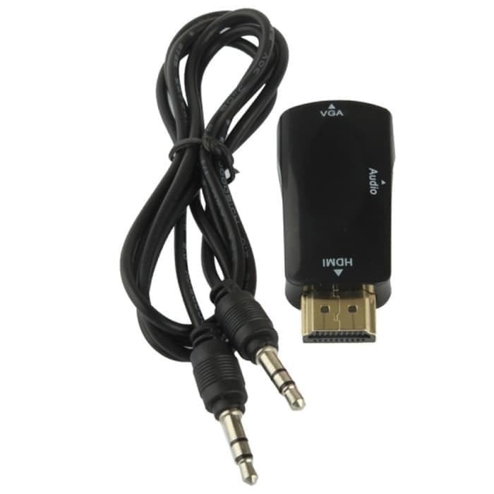 CONVERTER HDMI TO VGA WITH AUDIO PORT - FULL HD