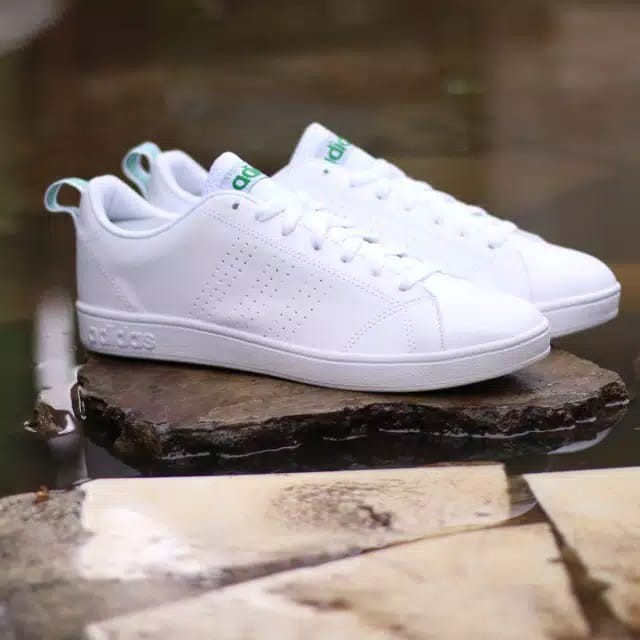 Sepatu Ads Neo Advantage White List Green 100% Original