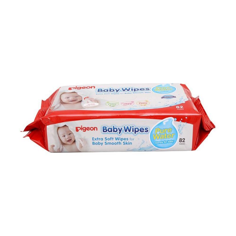 Pigeon Wipes Pure Water / Tisu Basah Bayi Soft Wipes Tisu Ganti Popok Bayi