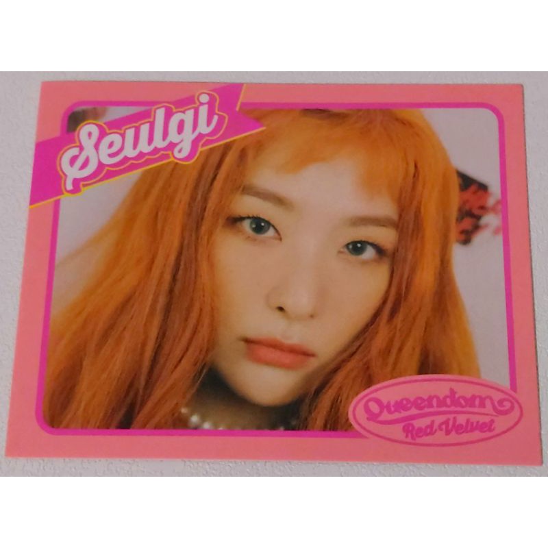 Red Velvet - Seulgi Special Card Queendom Album Girls ver.