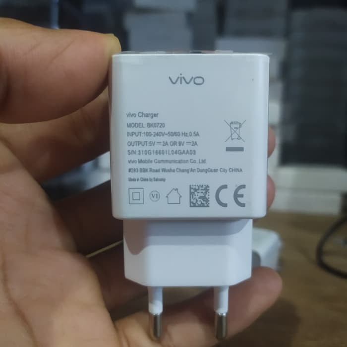 KEPALA CHARGER / BATOK VIVO FAST CHARGING ORIGINAL 100% [ 2A/9V ]
