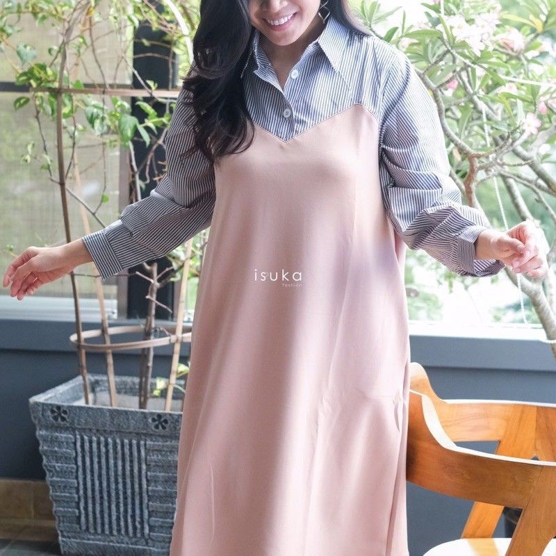 Chole dress isuka fashion // dress jumbo // dress oversize // dress big size // dress