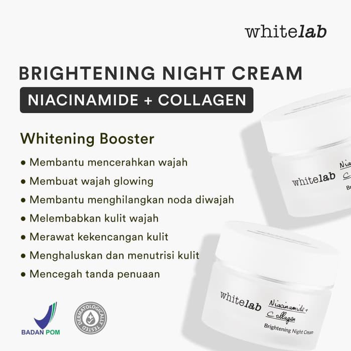 Whitelab Brightening Night Day Eye Acne Underarm Cream White Lab