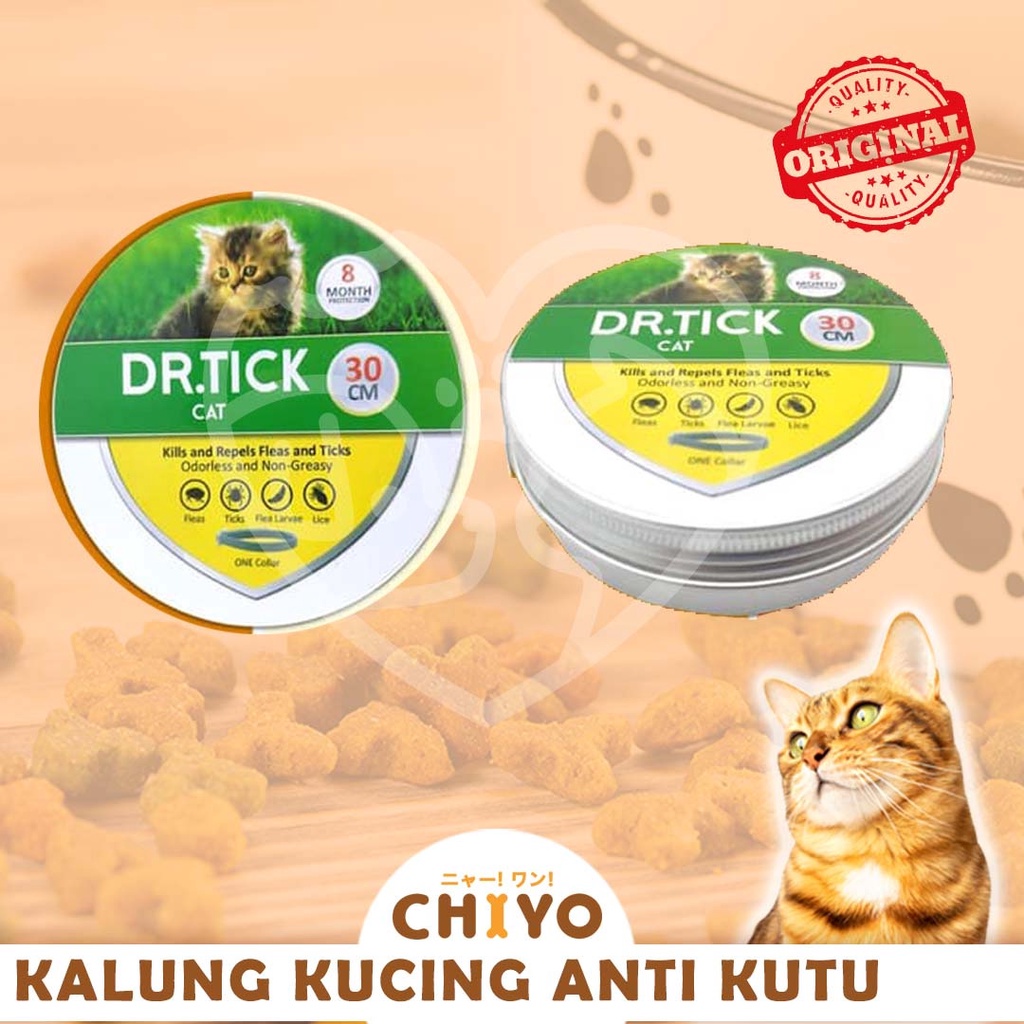 KALUNG ANTI KUTU Kucing DR. TICK FLEA &amp; TICK COLLAR 30 CM - FOR CAT