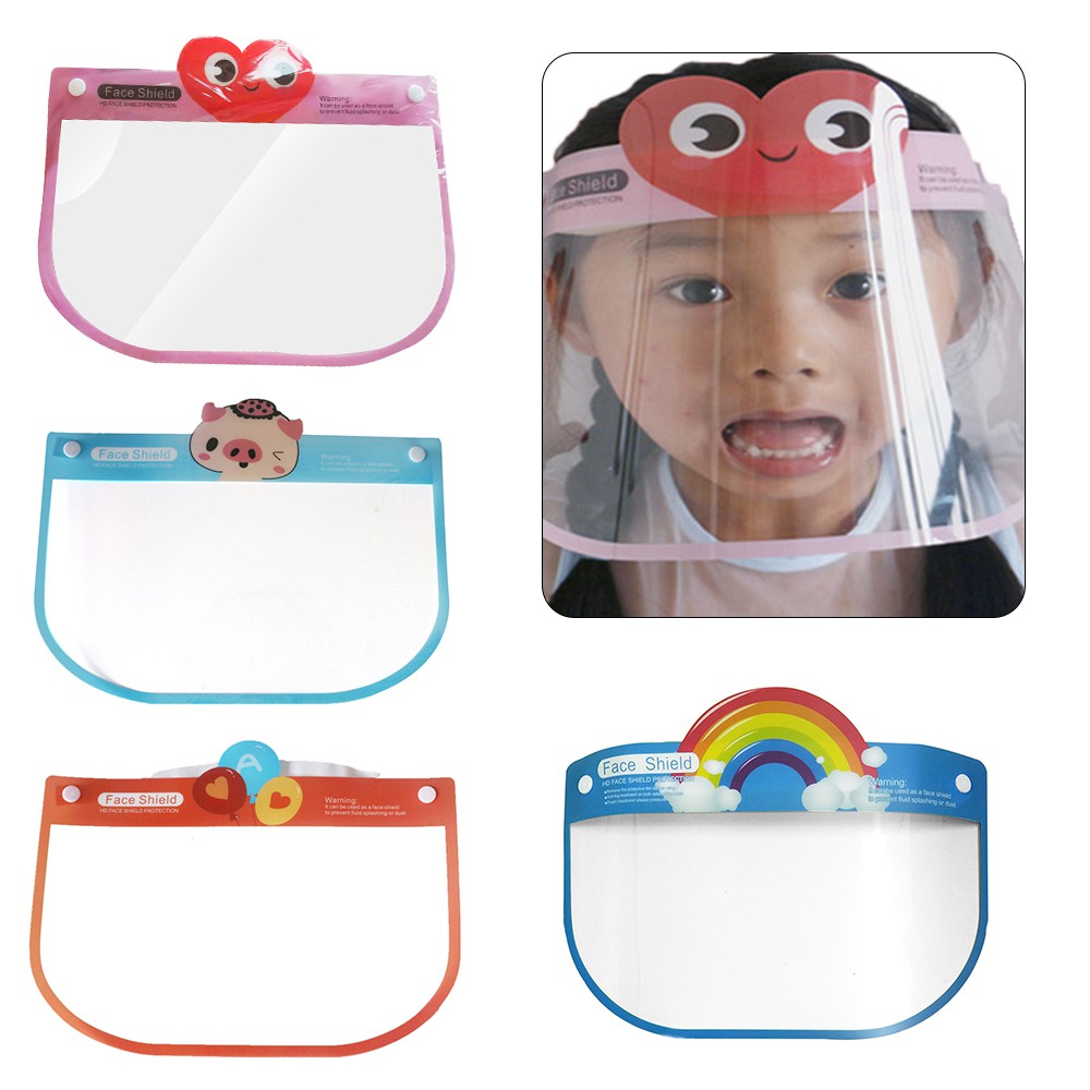 FACE SHIELD ANAK KACAMATA Variasi Lucu Anti Kuman Untuk Anak Pelindung Wajah Dari Bakteri Anti Debu