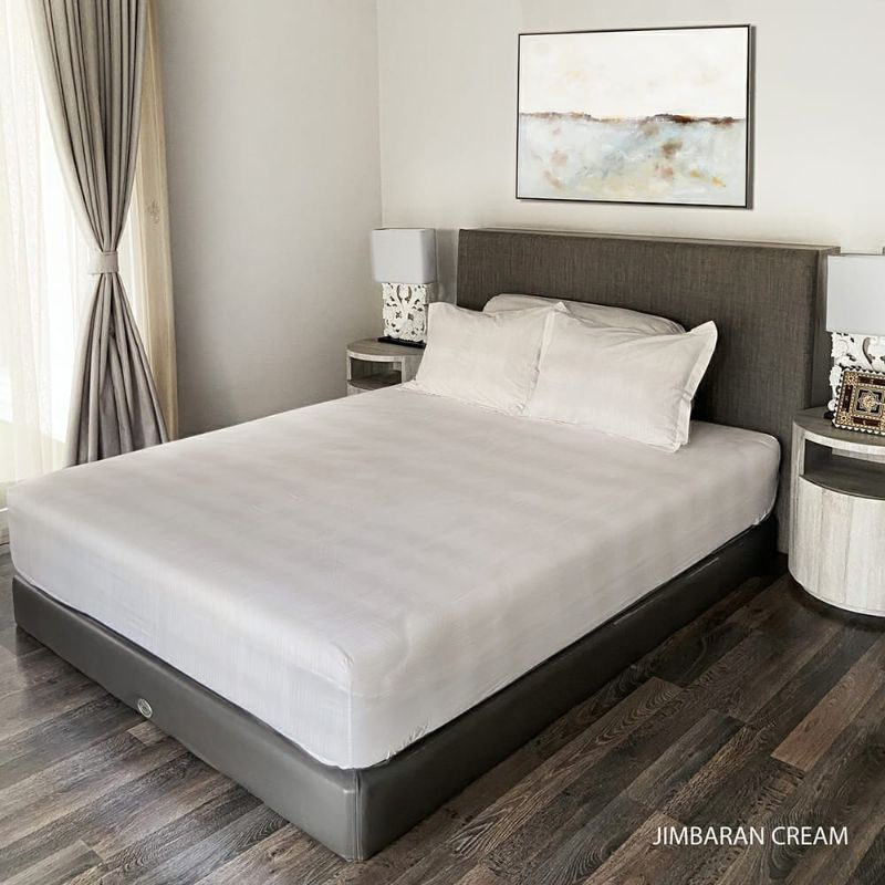 King Rabbit Sprei DOUBLE & Sarung Bantal Guling 160 / 180 / 200cm x 200cm x 40(PxLxT) Motif Bambu Ji
