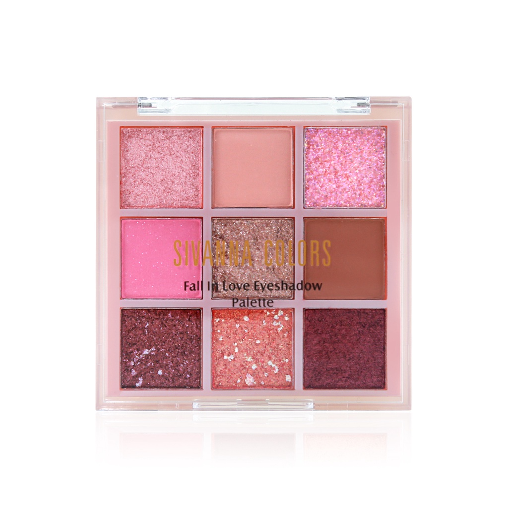 SIVANNA COLORS FALL IN LOVE EYESHADOW PALETTE HF631/EYESHADOW/MAKEUP/KOSMETIK