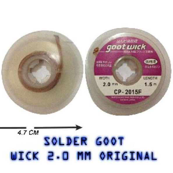 SOLDER WICK PEMBERSIH TIMAH BEKAS SOLDER GOOT WICK
