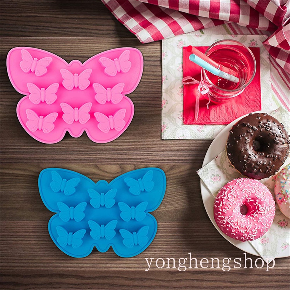 Butterfly Cetakan Kue Bentuk Kupu-Kupu 3d Bahan Silikon Untuk Dekorasi