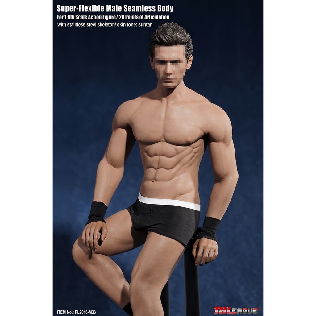 Jual TBLeague 1/6 PL2016-M33 Phicen Super Flexible Body (Sun Tan) Murah