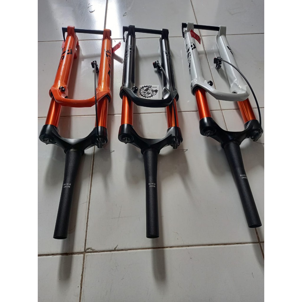 Fork shox sepeda Syte 27.5 Boost Taper Travel 120 Air Remot Lock