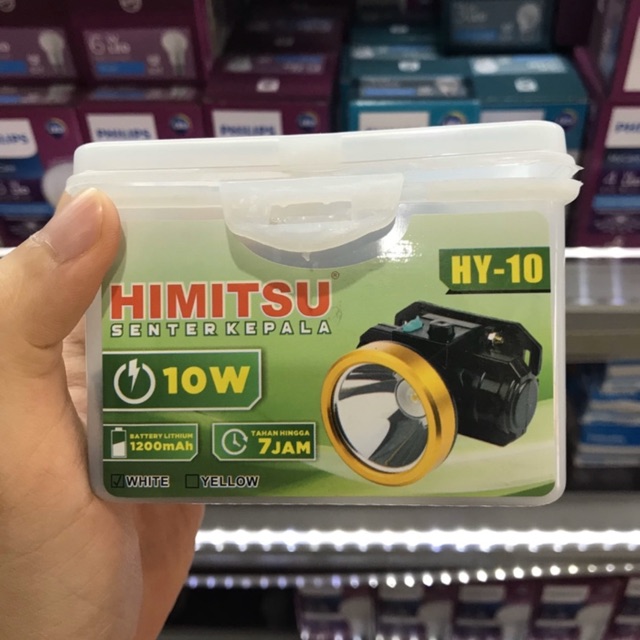 Senter kepala Himitsu 10 Watt