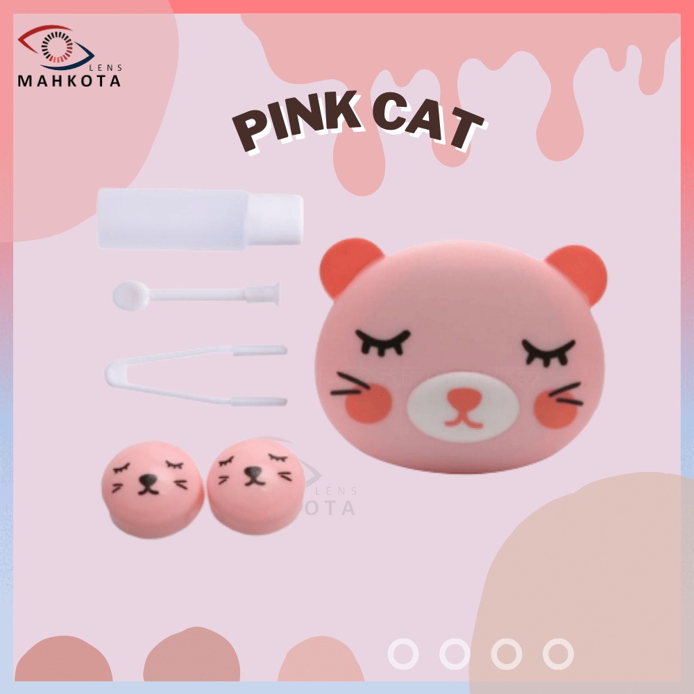 TEMPAT SOFTLENS ANIMAL KARAKTER / KOTAK LENSA / TRAVEL KIT