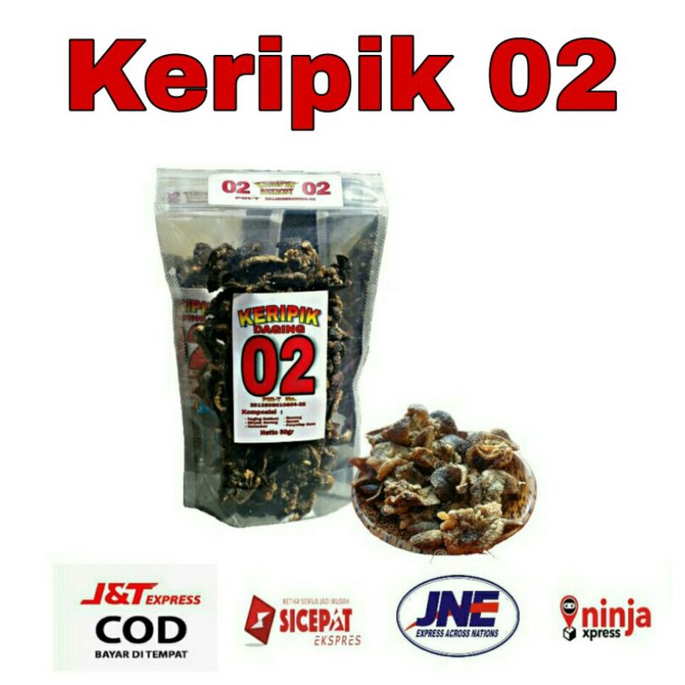 

Keripik Daging Bekicot 02 Original Enak Gurih Renyah 2 pack x 250g