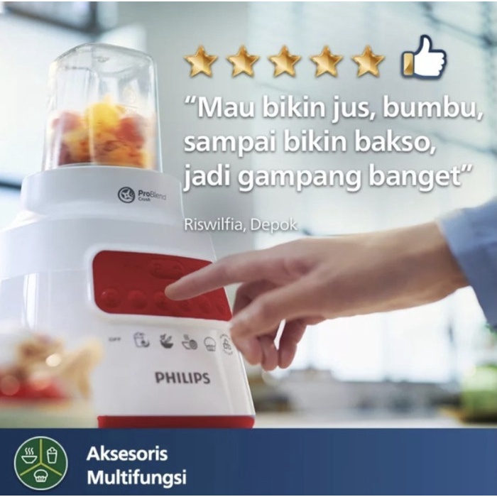 Update (Promo)Blender Philips Plastik Hr2221/00 Hr 2221 Hr2221 Hr2221 2221 Gilaa