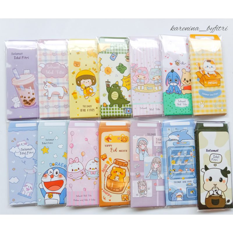 

Amplop Idul Fitri Isi 5 Pcs bisa pilih motif ukuran panjang