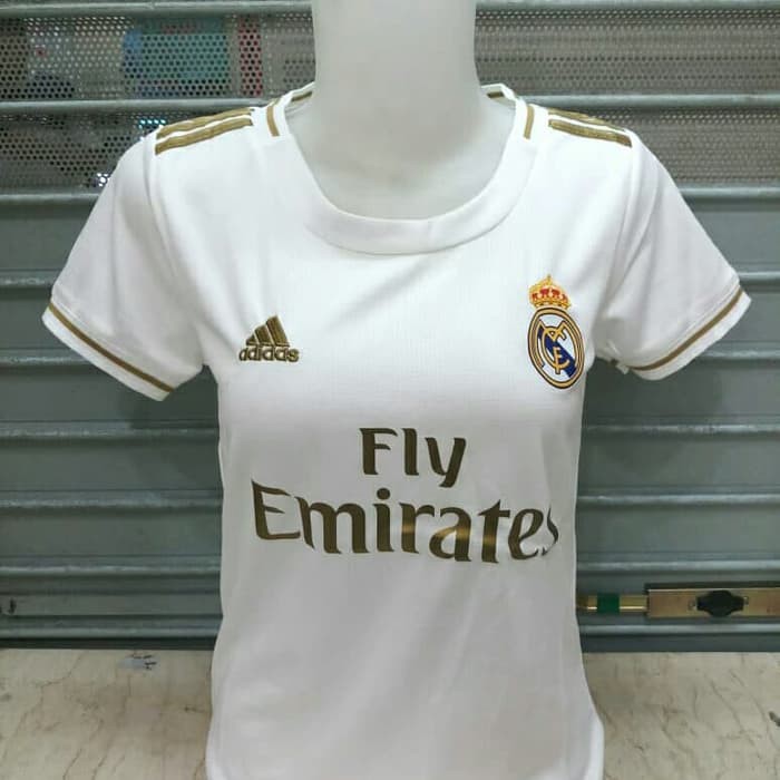 Jersey Kaos Baju  Bola  Cewek  Ladies Real Madrid Home 2022 