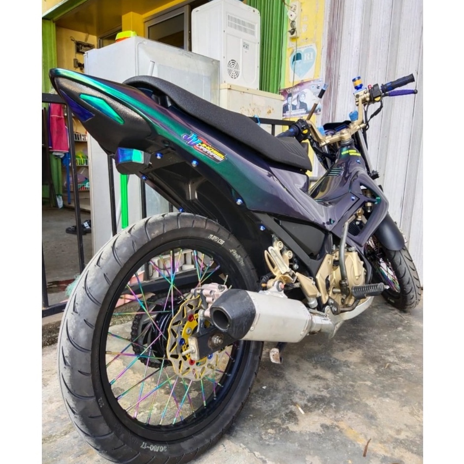 PIRINGAN CAKRAM BELAKANG SATRIA FU 150 GSX 150 FLOATING VARIASI MONEL RING