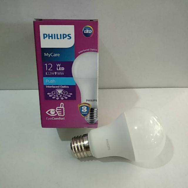 lampu philips led bulb 12w