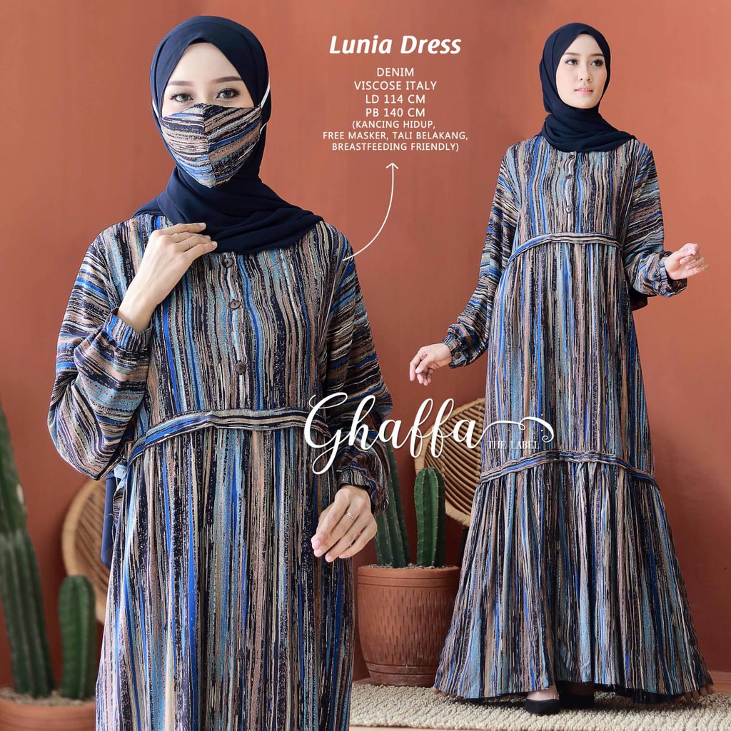DRESS / GAMIS / LUNIA DRESS by GHAFFA THE LABEL