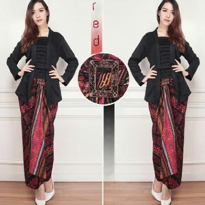 paling murah.. kebaya kutubaru thalita tosca merah bata kebaya kekinian baju pesta