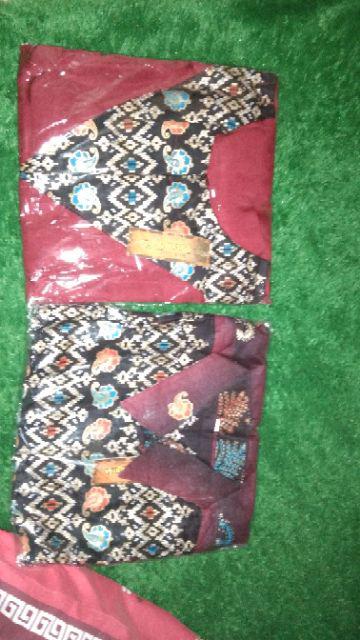 (couple Ready Anak)  Couple Batik 2537 Couple Azzahra Gamis Batik