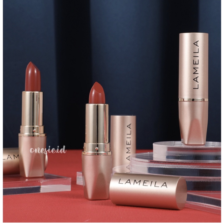 LAMEILA Gold Matte Lipstick Lipstik 8 Warna LA090