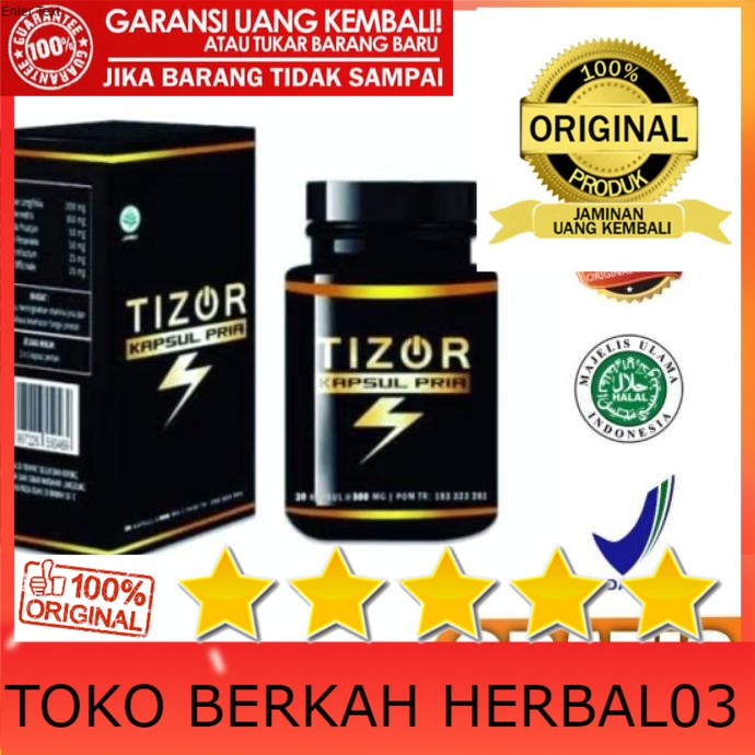 100% ASLI Murah Lebay!! LR066 Obat Kuat Pria Tahan Lama Tizor Kapsul Untuk Pria Mengatasi Ejakulasid