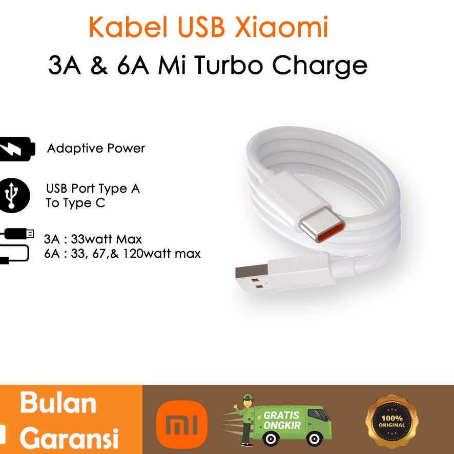 ♠ Xiaomi Mi Redmi Poco USB cable/kabel 3A 6A type C Turbo  27, 30, 33, 67, & 120 watt