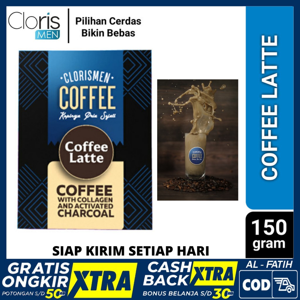 

BEST SELLER!!! ClorisMen Coffee Latte untuk pria Kopi pria sejati (isi 5 sashet)