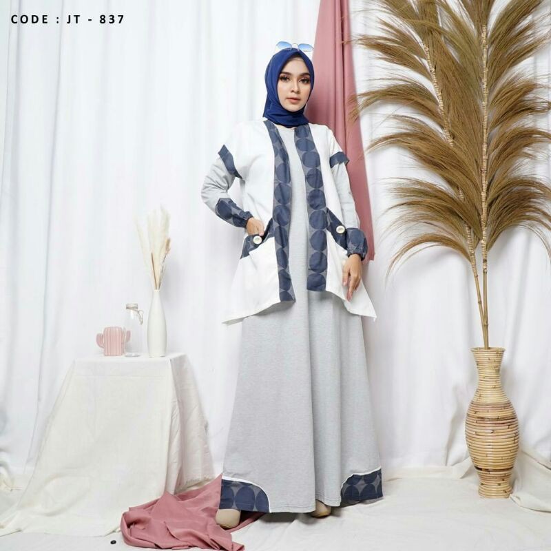 Gamis + cardi